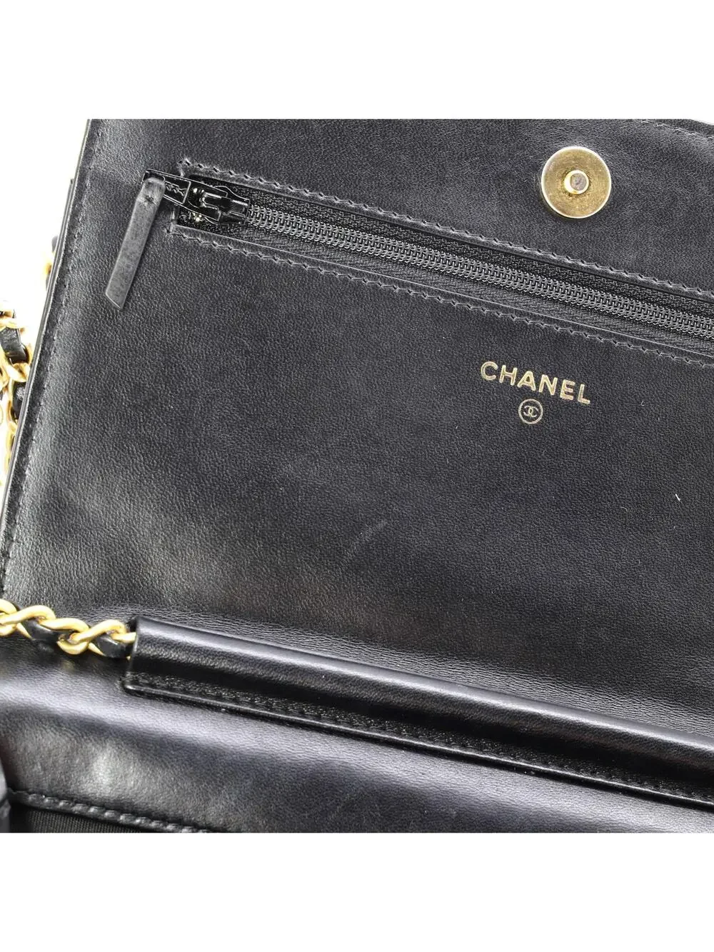 Chanel Bicolor Cocomark Wallet On Chain #300376C26B